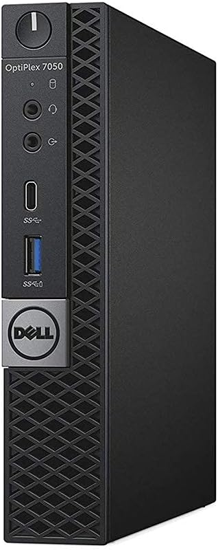 Dell OptiPlex 7050 Micro Tower (Intel Core i5-7500T, 8 GB, 128 GB M.2 SSD) Windows 10 Pro (Renewed)