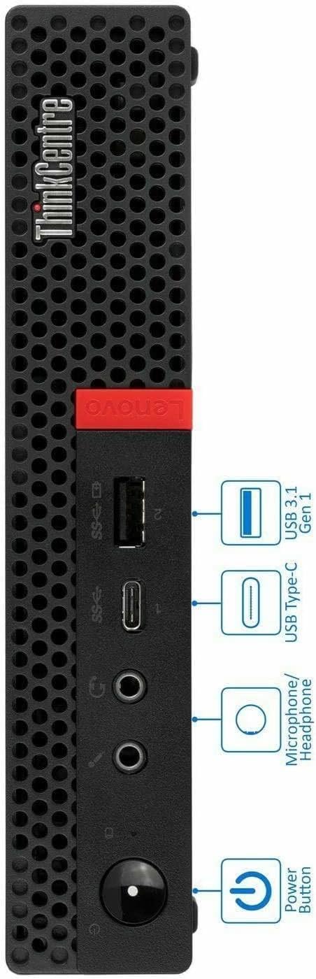 Lenovo ThinkCentre M920Q Tiny Desktop Computer, Intel Core i5-8500T 16GB DDR4, 512GB SSD, Windows 10 Pro (